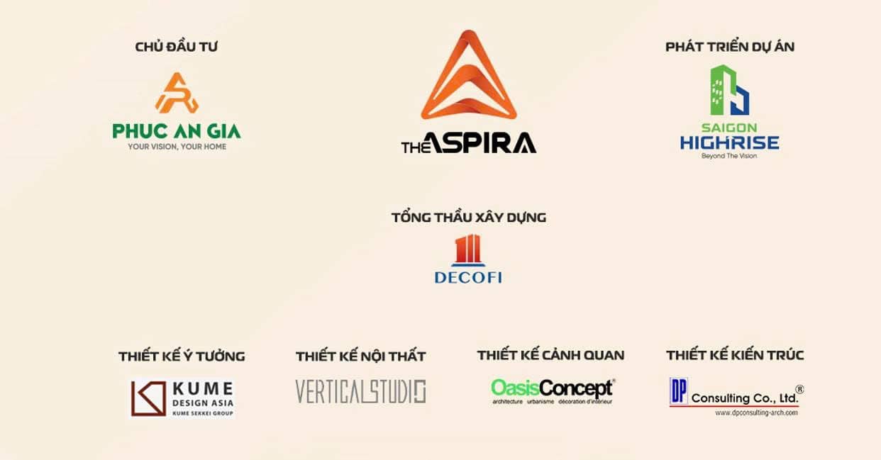 7 đơn vị đồng hành và phát triển The Aspira