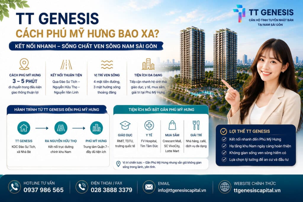 TT Genesis Cách Phú Mỹ Hưng Bao Xa? Hành Trình Thực Tế