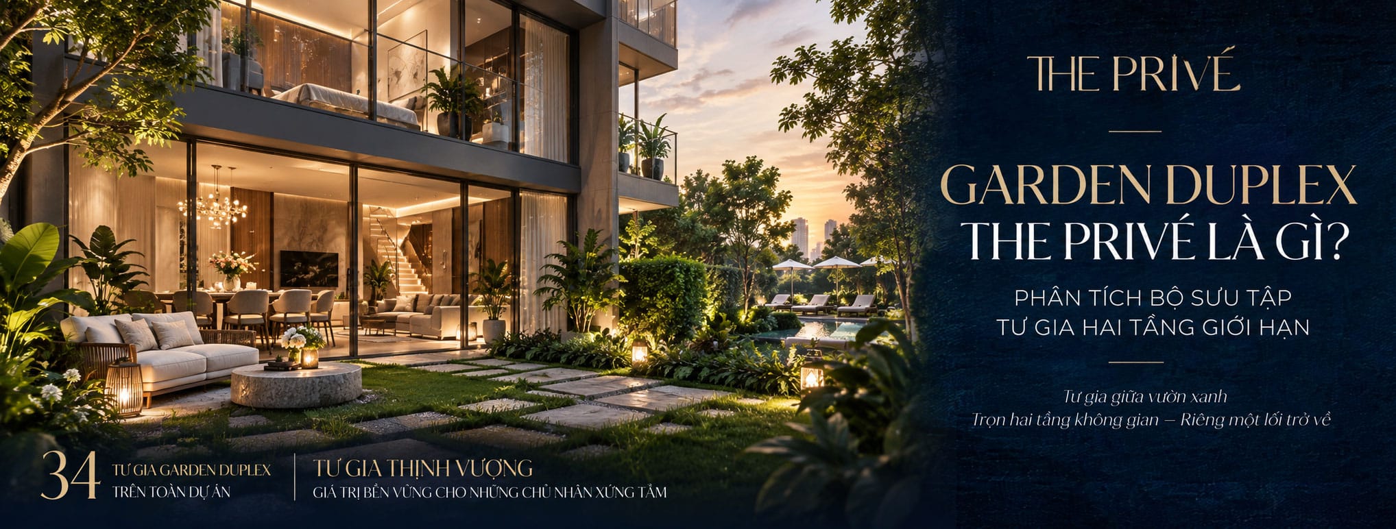 Garden Duplex The Privé Là Gì? Phân Tích Bộ Sưu Tập Tư Gia Hai Tầng Giới Hạn
