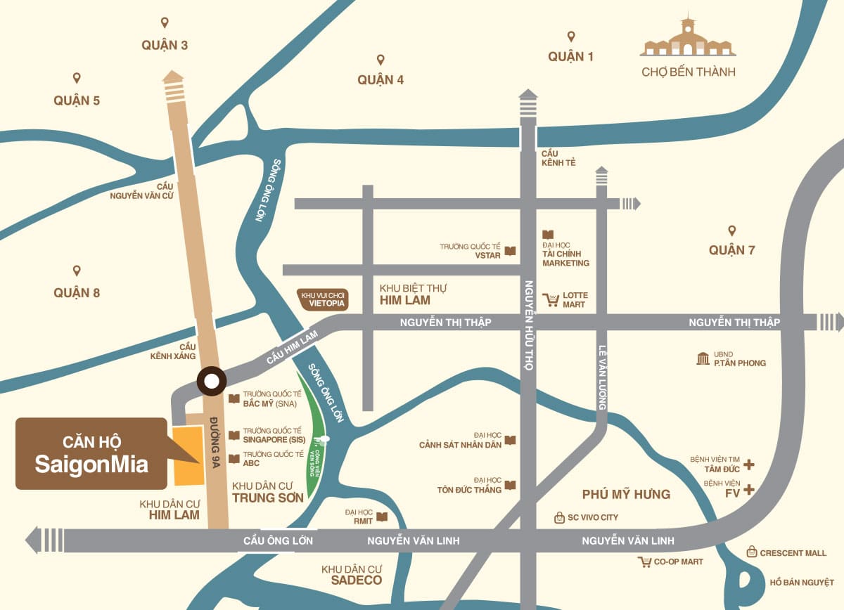 Địa chỉ chính xác của Saigon Mia