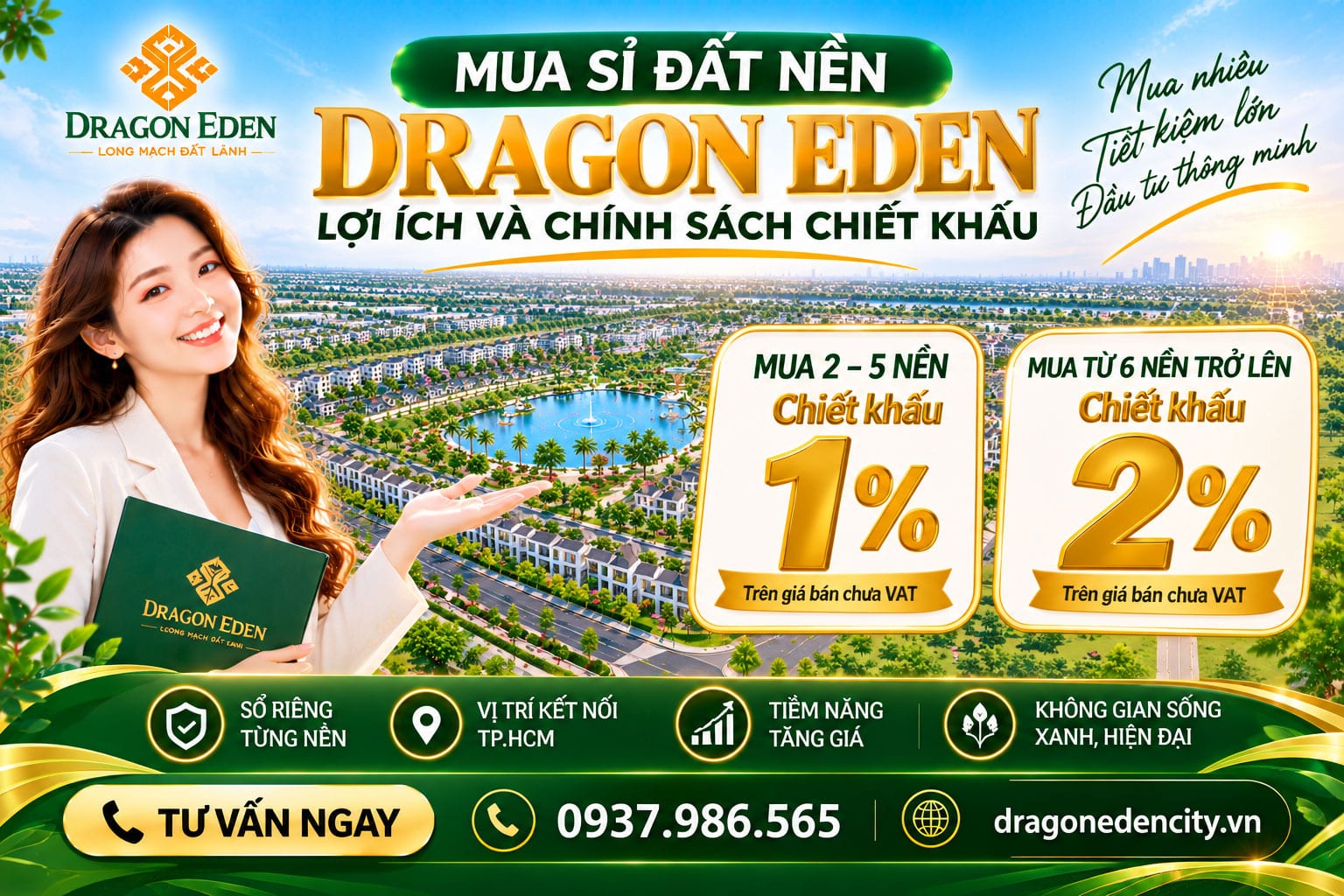 Mua Sỉ Đất Nền Dragon Eden: Lợi Ích Và Chính Sách Chiết Khấu